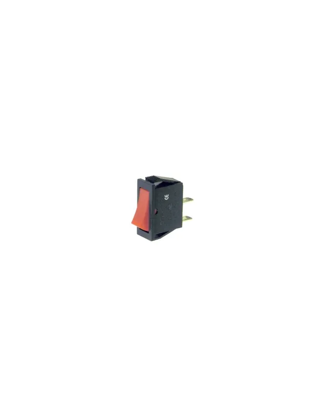 Prezzo Ridotto Interruttore elettrico unipolare slim tasto rosso 3a / 250v fastom contatti