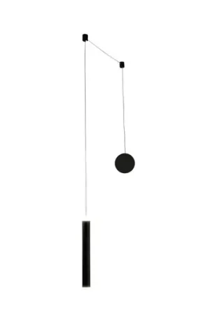 Lampada LED a sospensione Prado, nero, metallo, dimmerabile Occasione Imperdibile