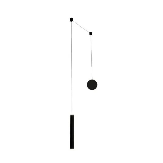 Lampada LED a sospensione Prado, nero, metallo, dimmerabile Occasione Imperdibile