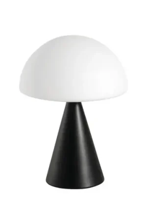 Lampada LED da tavolo Blip, nero/bianco, vetro, CCT, dimmer touch Promozione Esclusiva