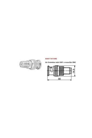Adattatore mini uhf femmina bnc - mascio Vendita Finale