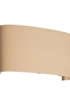 Applique da esterni LED Berlin, color sabbia, larghezza 17 cm, metallo Popolare
