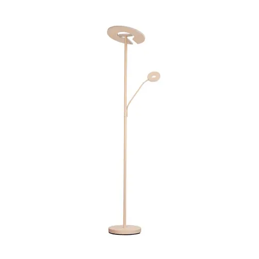 Piantana LED Dent, color sabbia, 180 cm, metallo, CCT a 2 luci. Promozione Esclusiva