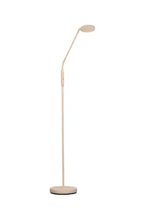 Consegna Rapida Lampada LED da pavimento Sorento, altezza 138 cm, color sabbia, metallo, CCT