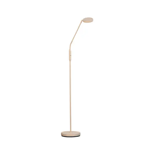 Consegna Rapida Lampada LED da pavimento Sorento, altezza 138 cm, color sabbia, metallo, CCT