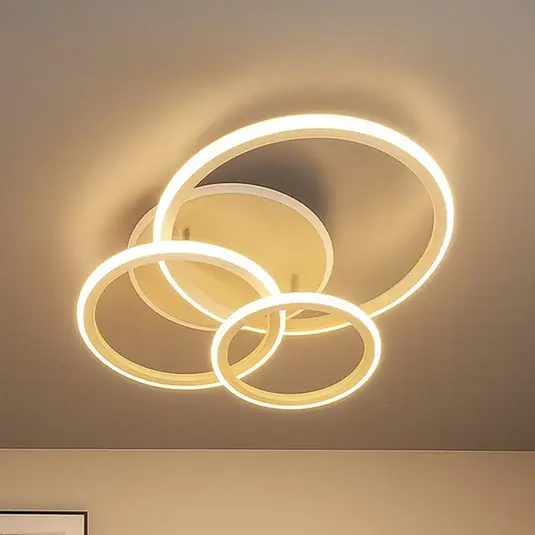 Offerta Del Giorno Plafoniera LED Gelder, 60 cm, greige/colore sabbia, RGBW, CCT