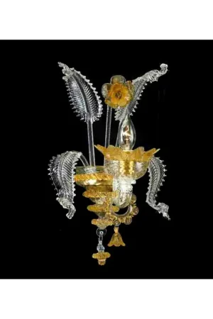 Applique murano di venezia 1 luce 7467/A1 Miglior Prezzo