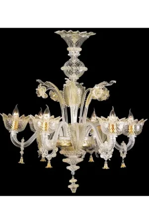 Lampadario murano di venezia 5 luci 7467/5 Subito Disponibile