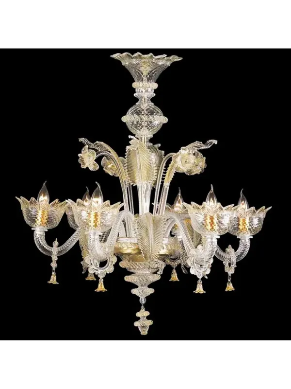 Lampadario murano di venezia 5 luci 7467/5 Subito Disponibile