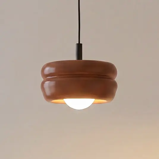 Prezzo Basso Lampada a sospensione Tina, terracotta/opale, vetro, Ø 19 cm