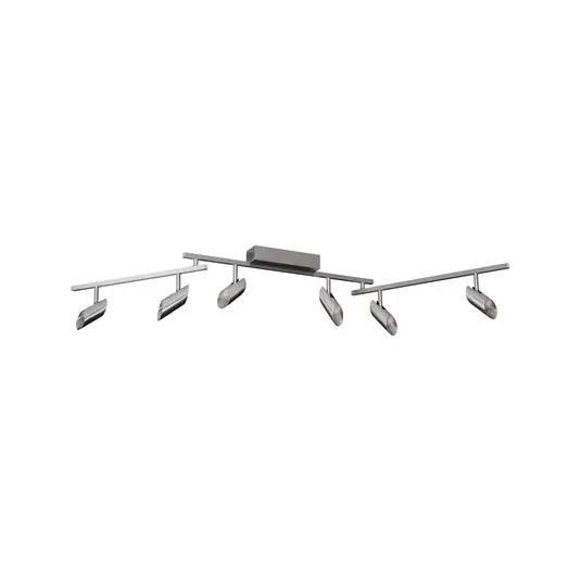 Offerta Faretto da soffitto LED Risell, lunghezza 142 cm, colore alluminio