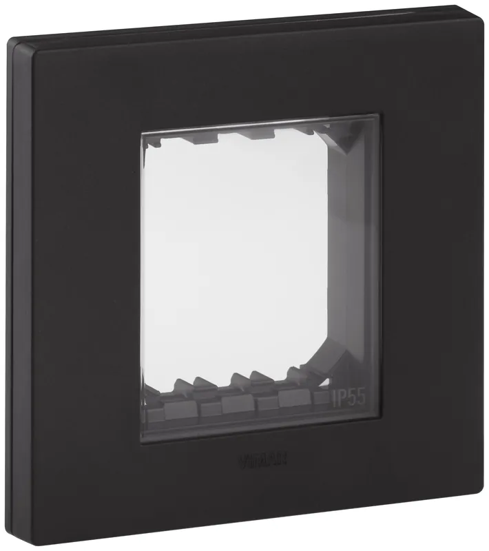 Placca Calotta IP55 2 moduli Linea nero Vimar - 30932.02 Vendita Finale