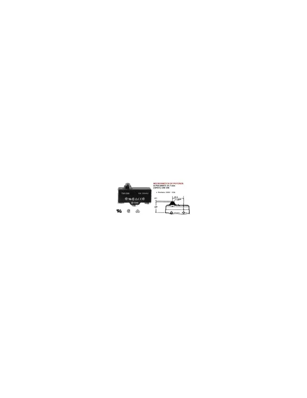 Pulsante microswitch pulsante potenza 250v 15a on-on Spedizione Espresso