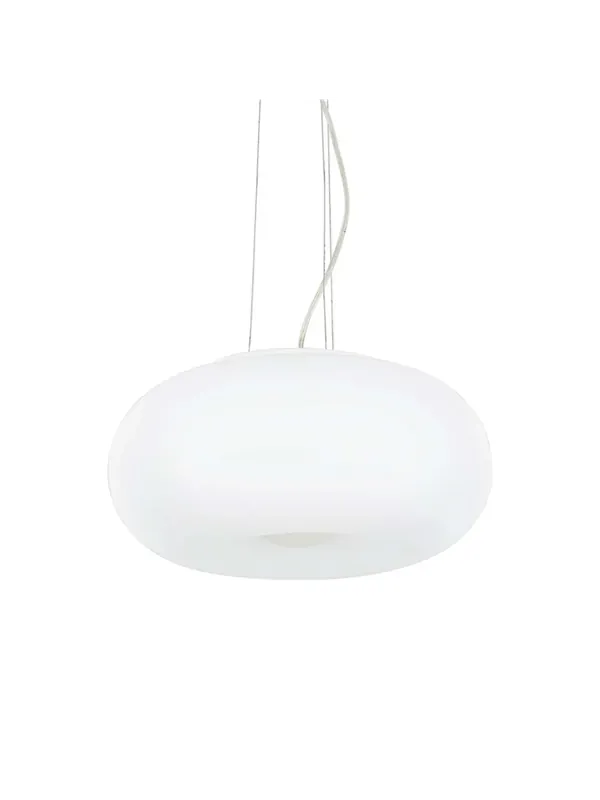 Spedizione Espresso Lampadario moderno in vetro bianco DL0516