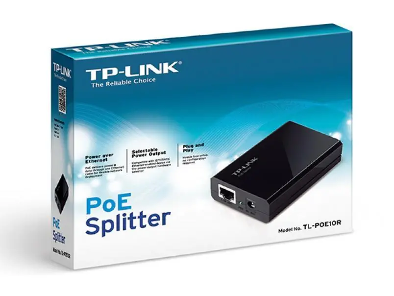 Splitter PoE 8023af 80x54x24mm OMADA- OMA-POE10R Vendita Finale