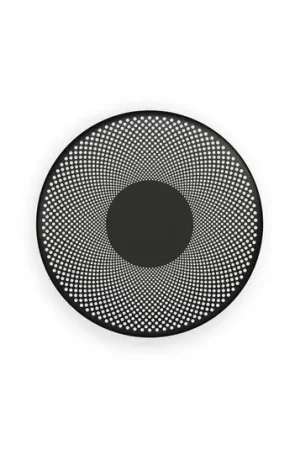 Northern Applique a LED Glint, nero opaco, acciaio, Ø 25 cm Professionale