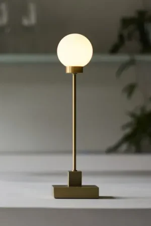 Northern Lampada da tavolo a batteria LED Snowball color ottone 2700 K Prezzo Di Fabbrica