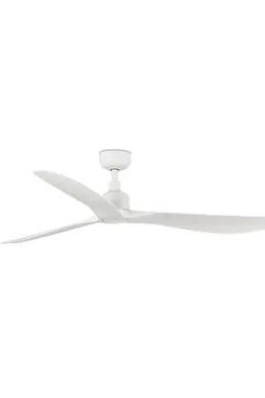 Professionale Ventilatore da soffitto Outwood, bianco, DC, silenzioso, Ø 150 cm, IP44