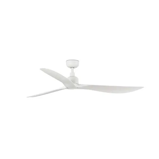 Professionale Ventilatore da soffitto Outwood, bianco, DC, silenzioso, Ø 150 cm, IP44