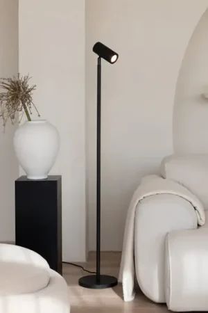 Solo Oggi GOOD & MOJO Lampada da terra Java, nera, 141 cm, bambù, GU10