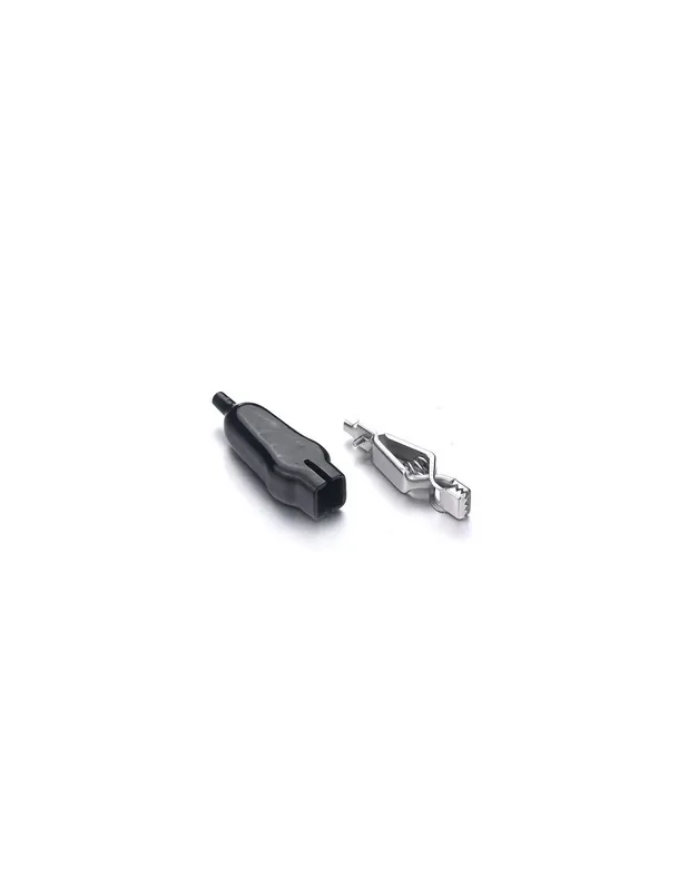 Mascella isolata nero pinza a coccodrillo elettrico 65mm 10a Super Prezzo