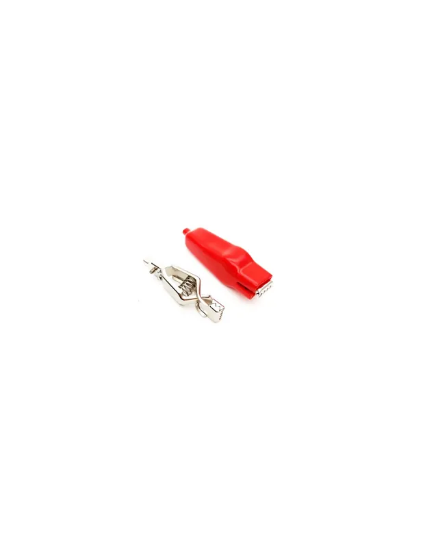 Popolare Mascella isolata rosso pinza a coccodrillo elettrico 65mm 10a