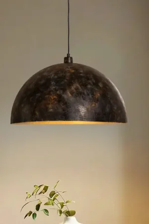 Lampada a sospensione Berceste, Ø 60 cm, ottone anticato, metallo Occasione