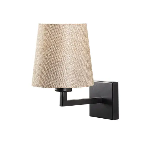 Ultima Occasione Applique profilo, nero/crema, metallo/tessuto, altezza 30 cm