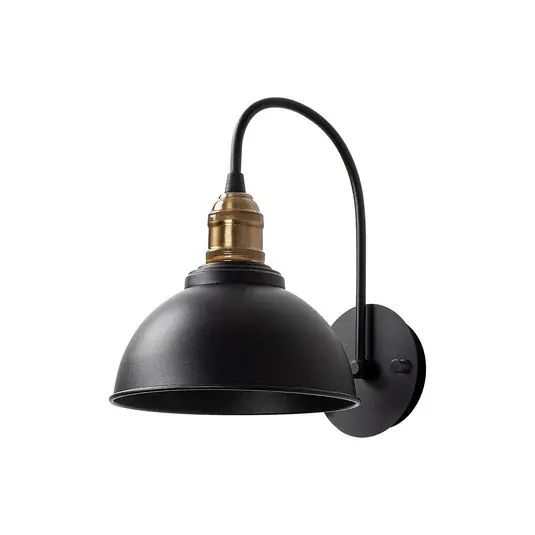 Subito Disponibile Applique Saglam, nero/oro, altezza 36 cm, metallo