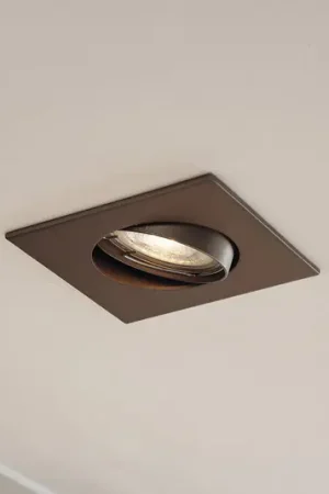 A Buon Prezzo PRIOS Luci da incasso Fibur, bronzo opaco, 9 cm, GU10