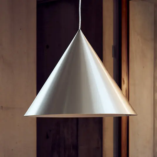 Offerta Del Giorno FRANDSEN Lampada a sospensione Benjamin, Ø 30 cm, alluminio spazzolato, E27