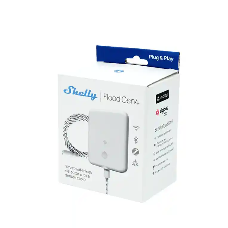 Sensore Allagamento WiFi Zigbee Matter shelly- SH-FLOODG4 Compra Adesso