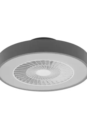 Consegna Rapida OSRAM SMART+ Ventilatore da soffitto LED WiFi CYLINDER, grigio, silenzioso