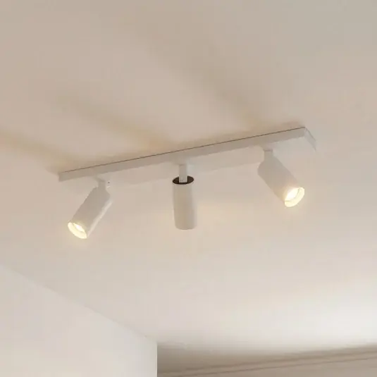 Arcchio Faretto da soffitto Brinja Slim, bianco, a 3 luci, GU10 MR11 Novità