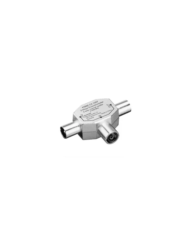 Sconto Derivatore antenna metallo triplo acciaio 2 maschio 1 femmina 9,5mm 011311