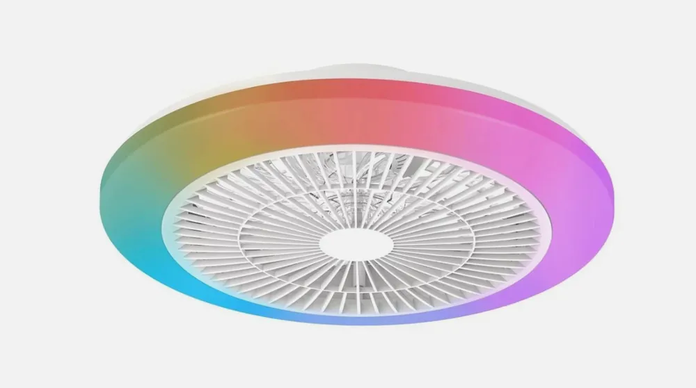 Esclusivo Ventilatore 20W plafoniera LED 40W RGB Ø50cm Philips - AMIRGBIC50