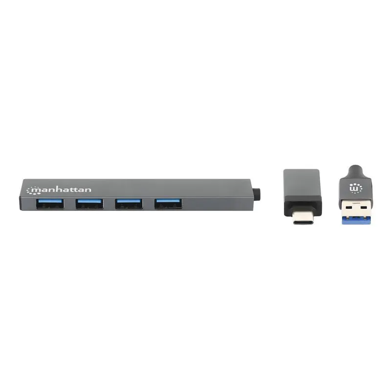 Ultimissimo Modello Hub USB 3.2 4 Porte 107mm Manhattan - 181006