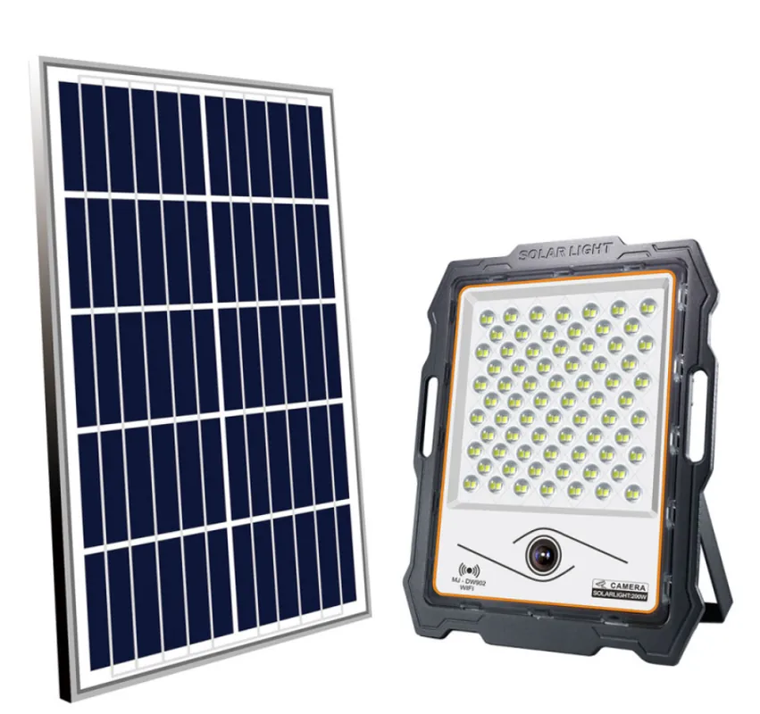 Proietttore LED 200W con Telecamera WiFi e Pannello solare 217x179x45 Proxe 25041288 Offerta Lampo
