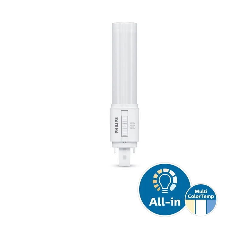 Lampadina LED G24d 8.9W MultiTono Philips - PLCL26ALLIN360 Esclusivo