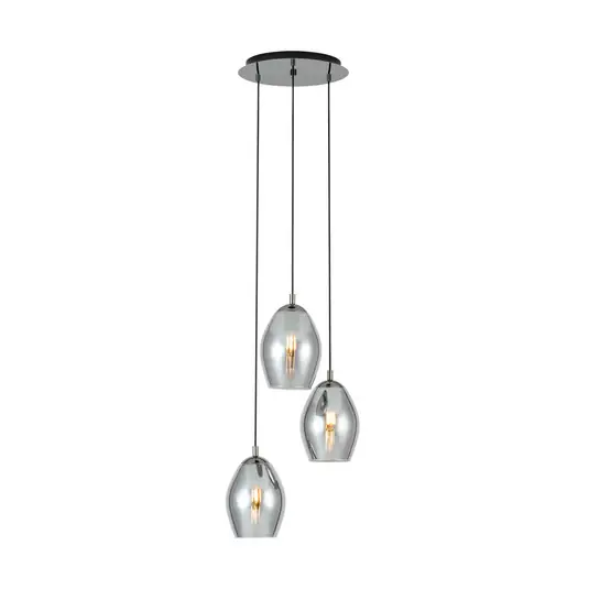 A Buon Prezzo EGLO Stars of Light Lampada a sospensione Estanys, nera, a 3 luci