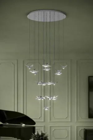 EGLO Stars of Light Lampada a sospensione a LED Paratebueno cromata rotonda 17 Popolare