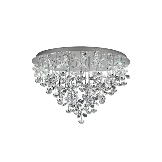 Promozione Esclusiva EGLO Stars of Light plafoniera LED Pianopoli cromata Ø 78 cm