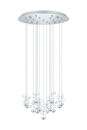 Prezzo Basso EGLO Stars of Light lampada LED a sospensione Pianopoli cromata 50x113 cm