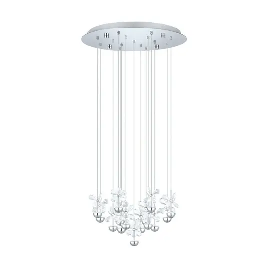 Prezzo Basso EGLO Stars of Light lampada LED a sospensione Pianopoli cromata 50x113 cm