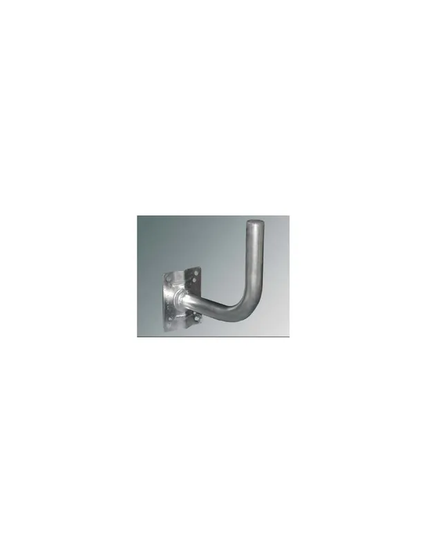 Braccio curvo corto a muro antenna tv cm.24 sat metallo a801440 Offerta