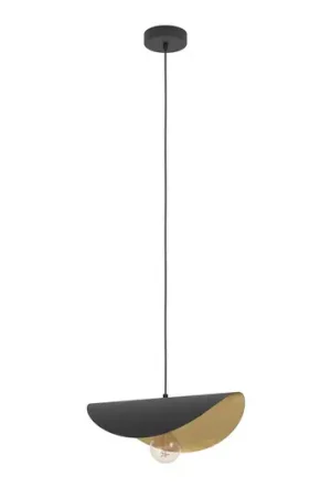 Quantità Limitata EGLO Stars of Light Lampada a sospensione Saceda 41 cm di lunghezza nero/oro