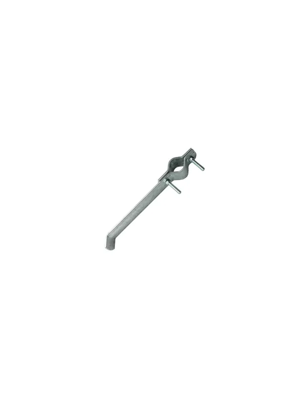 Staffa zanca muro zincata cm.33 43-30 a050500 Popolare