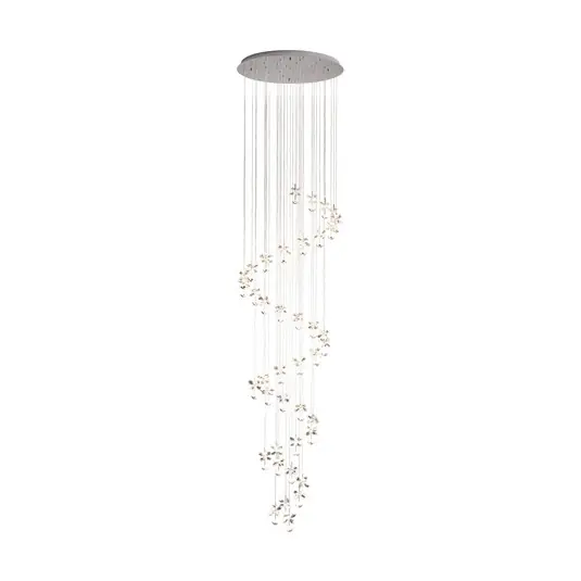 Reso Gratuito EGLO Stars of Light lampada LED a sospensione Pianopoli cromata 78x334 cm