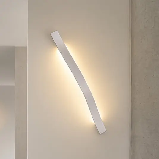 Applique a LED Lindby Alvon, argento, altezza 50 cm, metallo Soddisfatti O Rimborsati