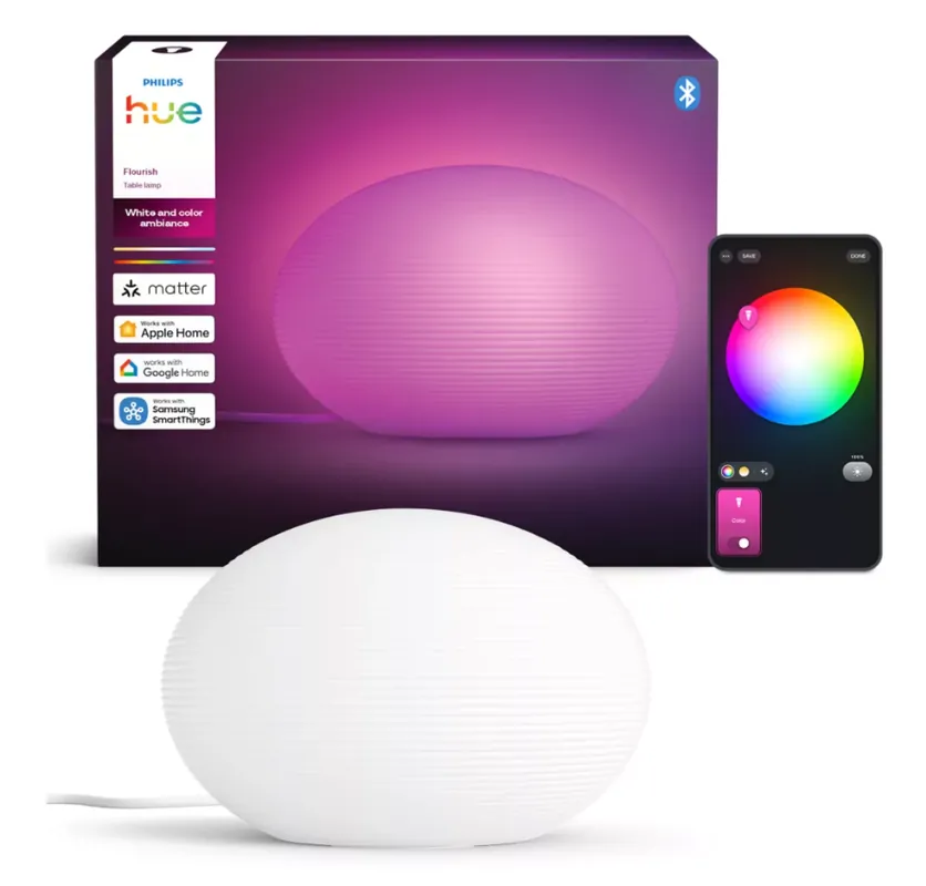 Lampada tavolo smart Hue Flourish 26cm Philips - 11881300 Sconto